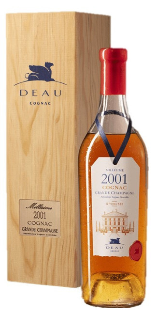 Deau Millesime 2001 Cognac Grande Champagne