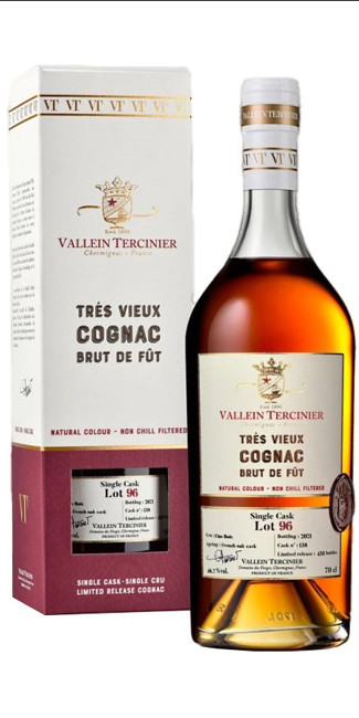 Cognac Vallein Tercinier Lot 96 Single Cask Fins Bois